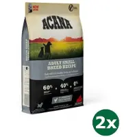 Acana 2x6 kg heritage adult small breed hondenvoer