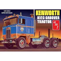 AMT Modelbouwpakket Militaire voertuigen - 1433 Kenworth K-123 - Gulf - Amerikaanse Vrachtwagen Plastic - 1:25 - Modelbouw