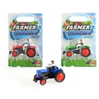 Massamarkt Tractor die-cast verkrijgbaar in 3 uitvo