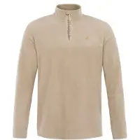 Protest Skipully Protest Men PERFECTO 1/4 Zip Top Bamboo Beige-XXL