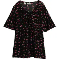 Bonprix Tuniek rood / zwart