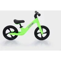 TickiT loopfiets Whizz groen - lichtgewicht kinderfiets met verstelbaar zadel.