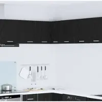 vidaXL Hangkast Zwart Eiken en Wit 57 x 57 x 40 cm Bewerkt hout