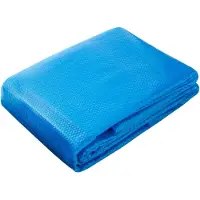 TecTake Zwembad Afdekzeil - Rechthoekig 500 x 800 cm - Noppenfolie - Zwembadafdekking - Zonnefolie - Warmtefolie - Zwembadverwarming - Zelfdrijvend - Op maat te snijden - Blauw
