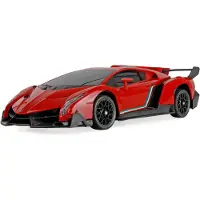 Amewi 1:18 RC auto Elektro Drift Veneno Drift Car Rood Brushed 4WD RTR 2,4 GHz Incl. accu en laadkabel, Voordeelset