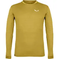 Salewa - Puez Melange Dry L/S Tee - Sportshirt M, geel
