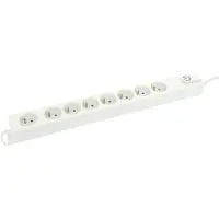 Profile 8V Stekkerdoos met schakelaar 1.5m Wit
