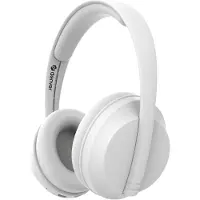 Denver BTH-235W On Ear headset Bluetooth, Draadloos Stereo Wit Headset, Volumeregeling, Afstandsbediening, Indicator voor batterijstatus Mobiele telefoon