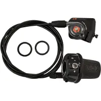 Sturmey Archer Draaigreep voor Sram 7S naaf - Zwart