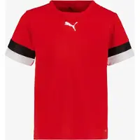 Puma Functioneel shirt 'TeamRise' rood / zwart / wit
