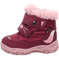 Superfit Snowboots 'Husky+' rosa / bordeaux / zwart / offwhite