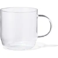 HEMA Cappuccinomok 440ml Glas Transparant (transparant)