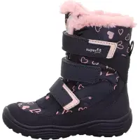 Superfit Snowboots 'Crystal' blauw / rosa
