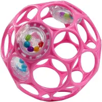Oball Rammelaar Rattle Easy-Grasp Pink