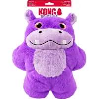 Kong Snuzzles Hippo hondenspeeltje XLarge - pluche - full-body pieper