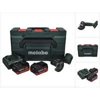 Metabo CC 18 LTX accu-haakse slijper 18 V 76 mm borstelloos + 2x accu 5,5 Ah + oplader + metaBOX