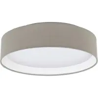 Eglo Pasteri - Plafondlamp - LED - Ø32 cm - Wit - Taupe