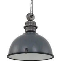 Steinhauer Industrielamp Bikkel Grijs XXL 52cm grijs