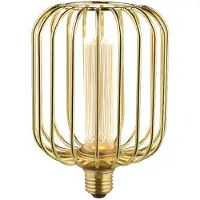 Searchlight Gouden hanglamp Drum Ø 10cm