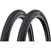 Schwalbe Marathon Mondial – met buitenbandbevestiging – Addix – Raceguard – 26 x 2,00 – Zwart + reflecterend