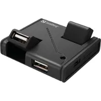 Sandberg - 133-67 - USB hub - 4 poorts - Zwart