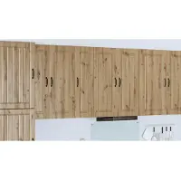 vidaXL Vaatwasserfront, Kalmar Artisan-eikenhout, 30 x 31 x 100 cm