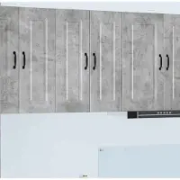 vidaXL Vaatwasserfront, model Kalmar, betonkleur, 60 x 31 x 80 cm