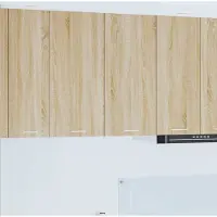 vidaXL Hangkast Sonoma Eik 80 x 31 x 80 cm Bewerkt hout