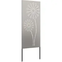vidaXL Tuin Privacy Scherm Fretwerk Roestig 50 x 140 cm weervast staal