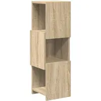 vidaXL Hoekkast 25,5x25x80cm Bewerkt hout Sonoma Eik