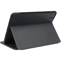 POMOLOGIC BookFolio Hoesje iPad Pro 11 (M4-M5) – Specifiek voor iPad Pro 11 M4/M5 – Strakke, Moderne Stijl – Zacht TPU Achterkant voor Duurzaamheid en Comfort - Zwart
