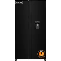 Bella BSBS-455.1WBE - Amerikaanse koelkast - 3 jaar garantie - Waterdispenser - Display - Zwart