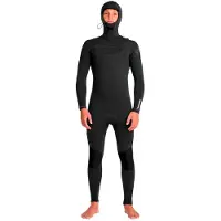 Quiksilver E Session 5/4/3 Mm Wetsuit Met Lange Mouwen Capuchon En Rits Op De Borst