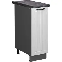Vicco Apotheekkast Fame-Line Wit Landhuis 30 cm , WB Antraciet, Model 46617