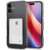 Spigen Doorzichtig Slot iPhone 16 Plus Hoesje Transparant