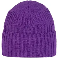 Buff Muts 'Knitted Fleece Hat Beanie' violetblauw