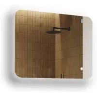 Artforma LED Badkamerspiegel 80x60cm Rond - Touchschakelaar - Dubbele LED