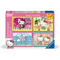 Ravensburger Hello Kitty - Puzzel - 100 Stukjes - 4 in 1