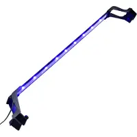 vidaXL Aquariumlamp met klemmen LED 75-90 cm blauw en wit