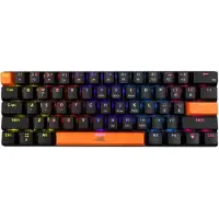 Baracuda DOLPHIN RGB 60% | Bedraad Gaming Toetsenbord | Blue Switches | Anti-Ghosting | QWERTY | Zwart