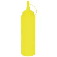 Vogue Knijpfles Vogue, portioneer, geel, 34cl