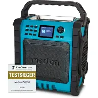 Medion LIFE P66896 Premium, draagbaar, digitaal, DAB+, FM, 30 W, 6,1 cm (2,4 inch), zwart, blauw