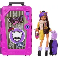 Monster High Skulltimate Secrets Cabinevakantie Speelset - Clawdeen Wolf Pop en Accessoires