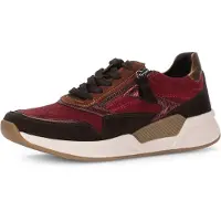 Gabor ROLLINGSOFT damesschoenen - sportieve veterschoenen, rood, casual, nieuw