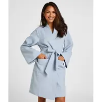 Hunkemoller Badjas kort lichtblauw