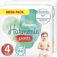 Pampers - Harmonie Pants - Maat 4 - Maandbox - 128 luierbroekjes - Voordeel