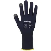Asatex Smartphone fijn gebreide handschoen | maat 9 donkerblauw | Drager: Katoen, elastan | EN 388 PSA-categorie II | 12 stuks - 3655/9