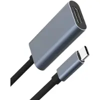 Orbit Electronic Video Adapter - USB Type-C naar HDMI - Video Converter - 4K 3Hz - Grijs