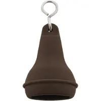 Combicraft Hotel sleutelhanger Mayfair met open onderkant 41x70mm bruin - 5 stuks