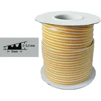 Fix-o-moll - Tochtband - E Profiel - 100m X 9 Mm - 1-3.5mm - Wit E-profiel Wit